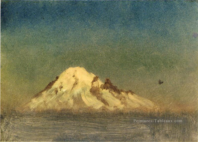Moutain enneigé Albert Bierstadt Peintures à l'huile